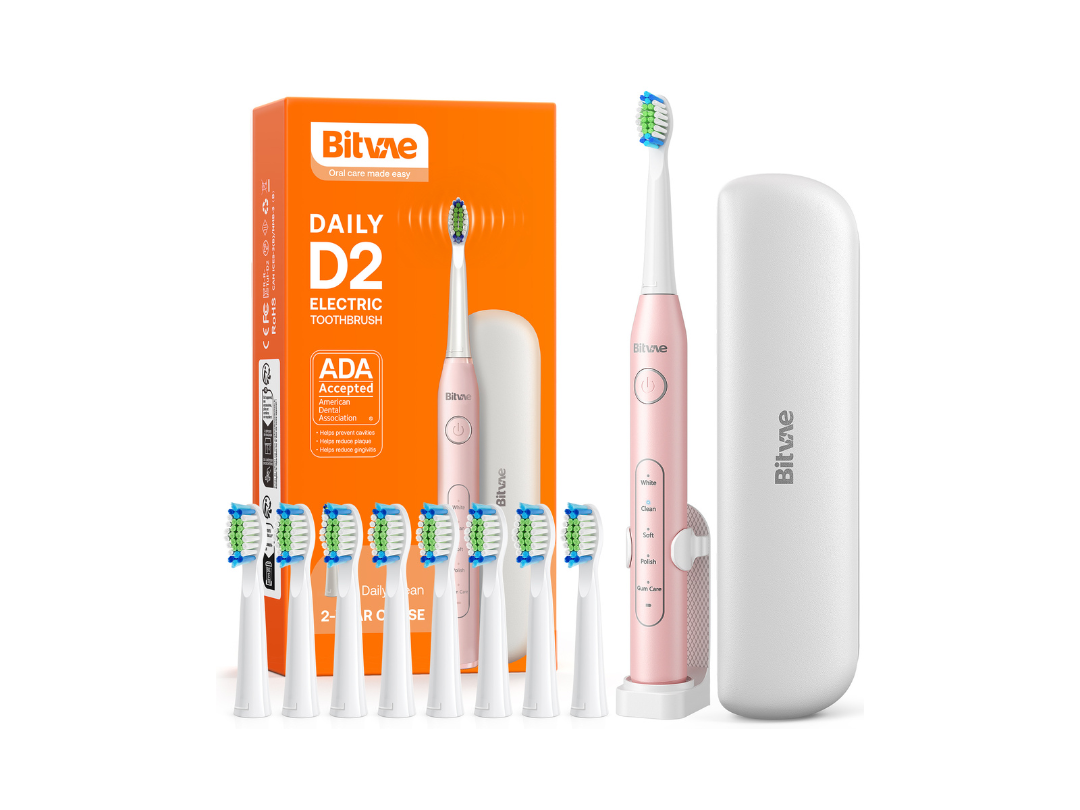 Buy Bitvae D2 Electric Toothbrush Pink in Qatar Buy Bitvae D2 Electric Toothbrush Pink in Qatar